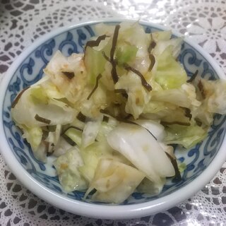 白菜のこぶかつお和え